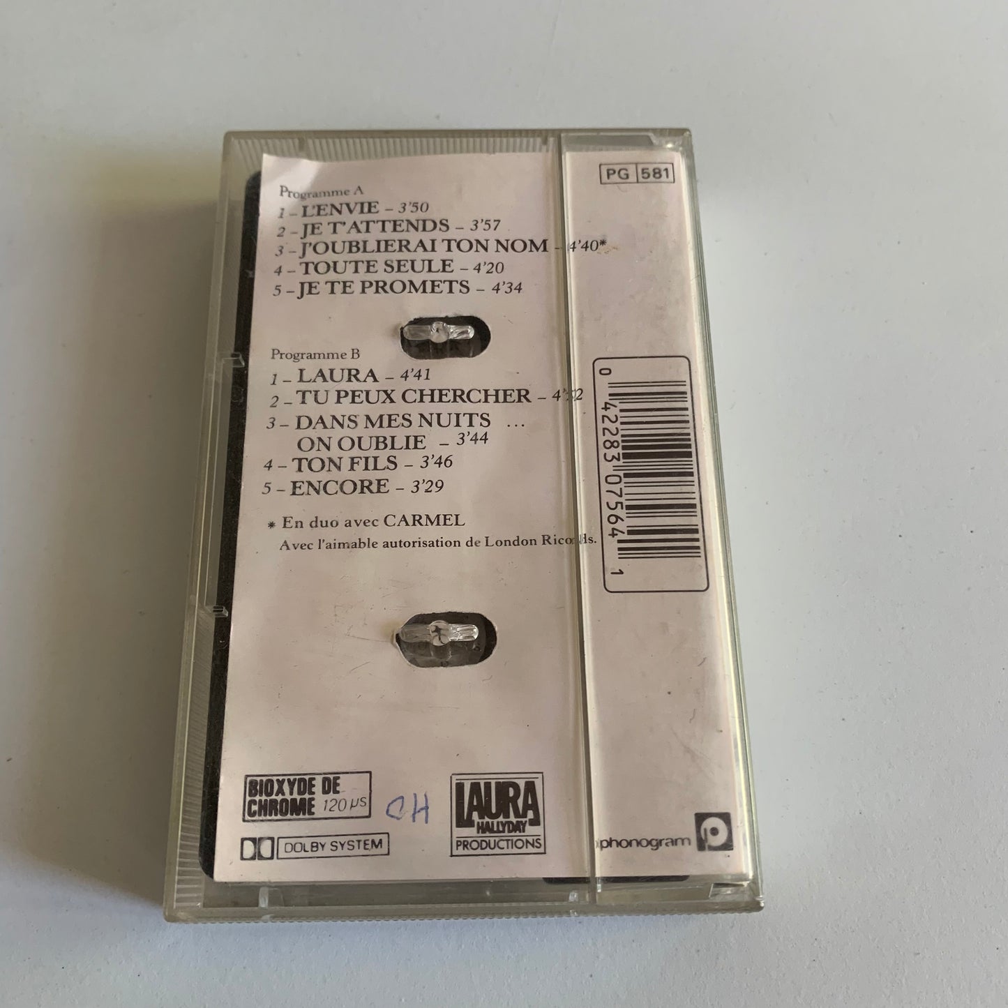 Johnny Hallyday - Gang - 1986 Occasion