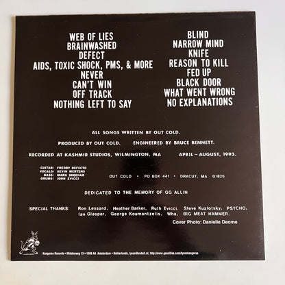 Out Cold. - Out Cold - LP 2000