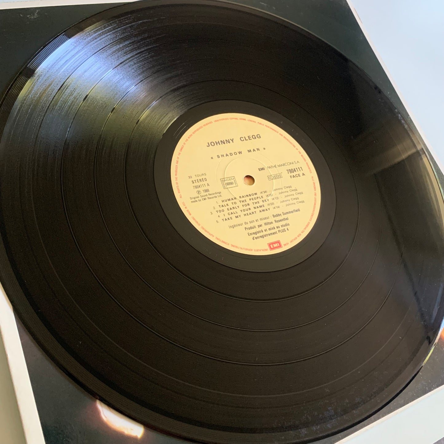 Johnny Clegg & Savuka - Shadow Man - LP 1988 Occasion