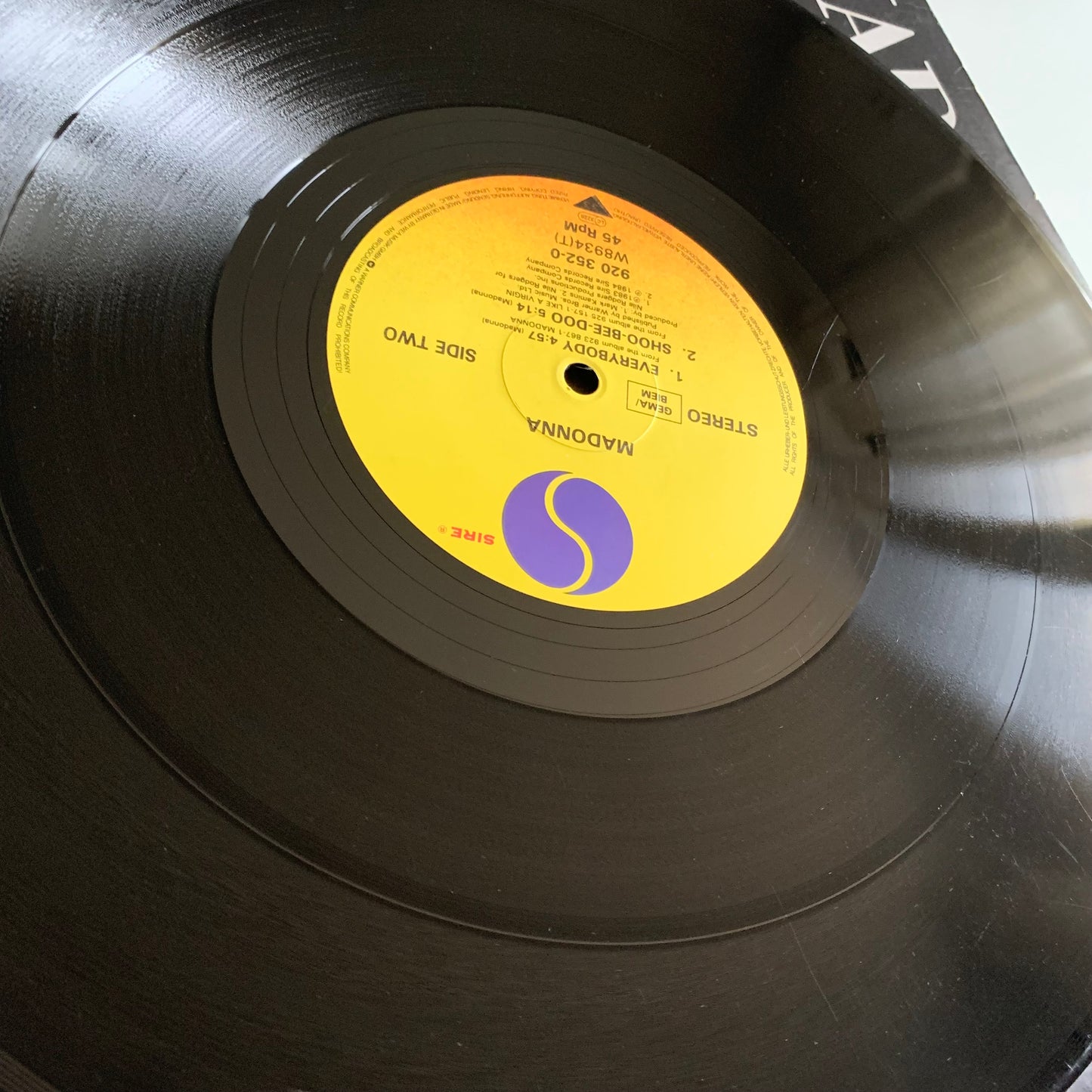 Madonna - Into The Groove - Maxi 1985 Occasion