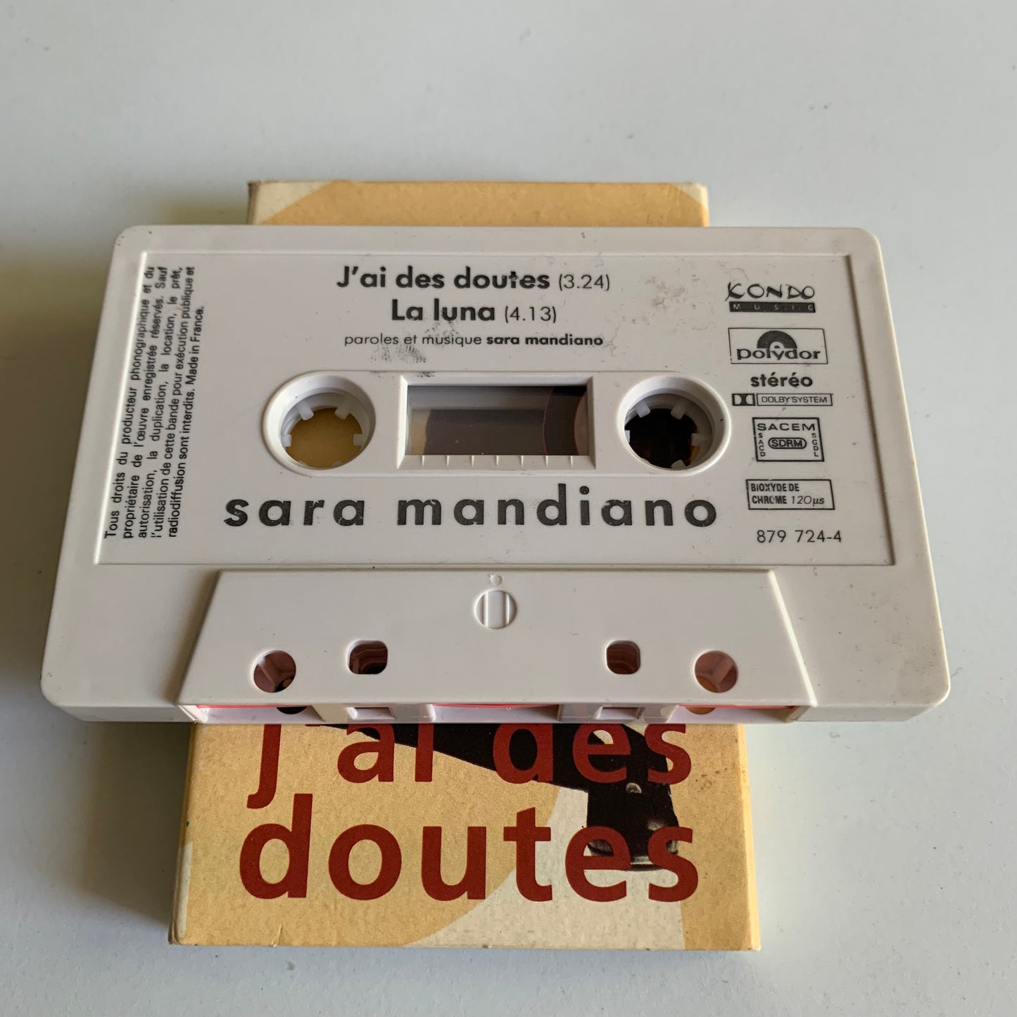 Sara Mandiano - J'ai Des Doutes - Single 1991 Occasion