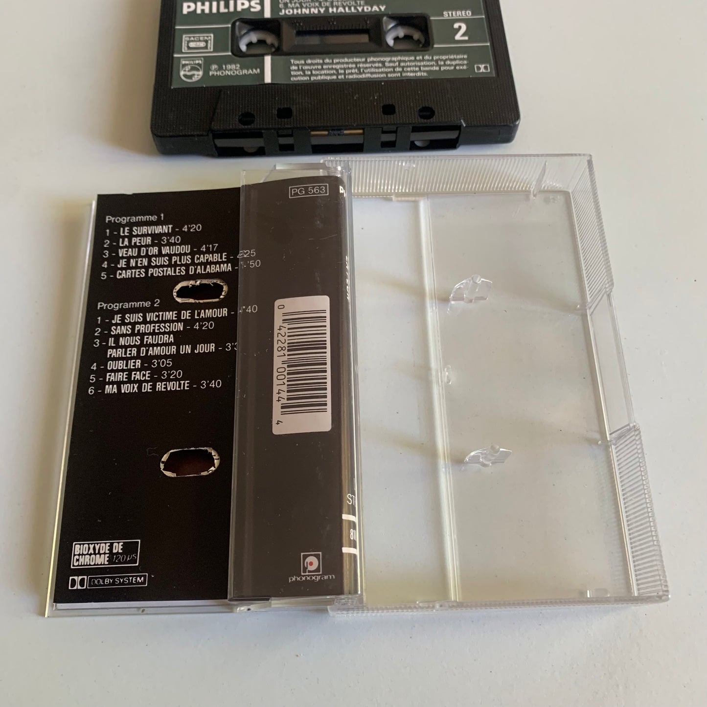 Johnny Hallyday - La Peur - 1982 Occasion