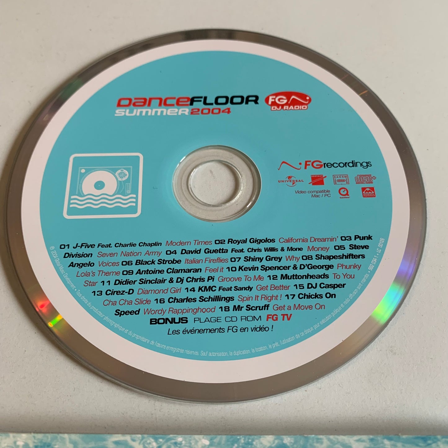 CD - Compilation - Dancefloor FG - Summer 2004 - Occasion