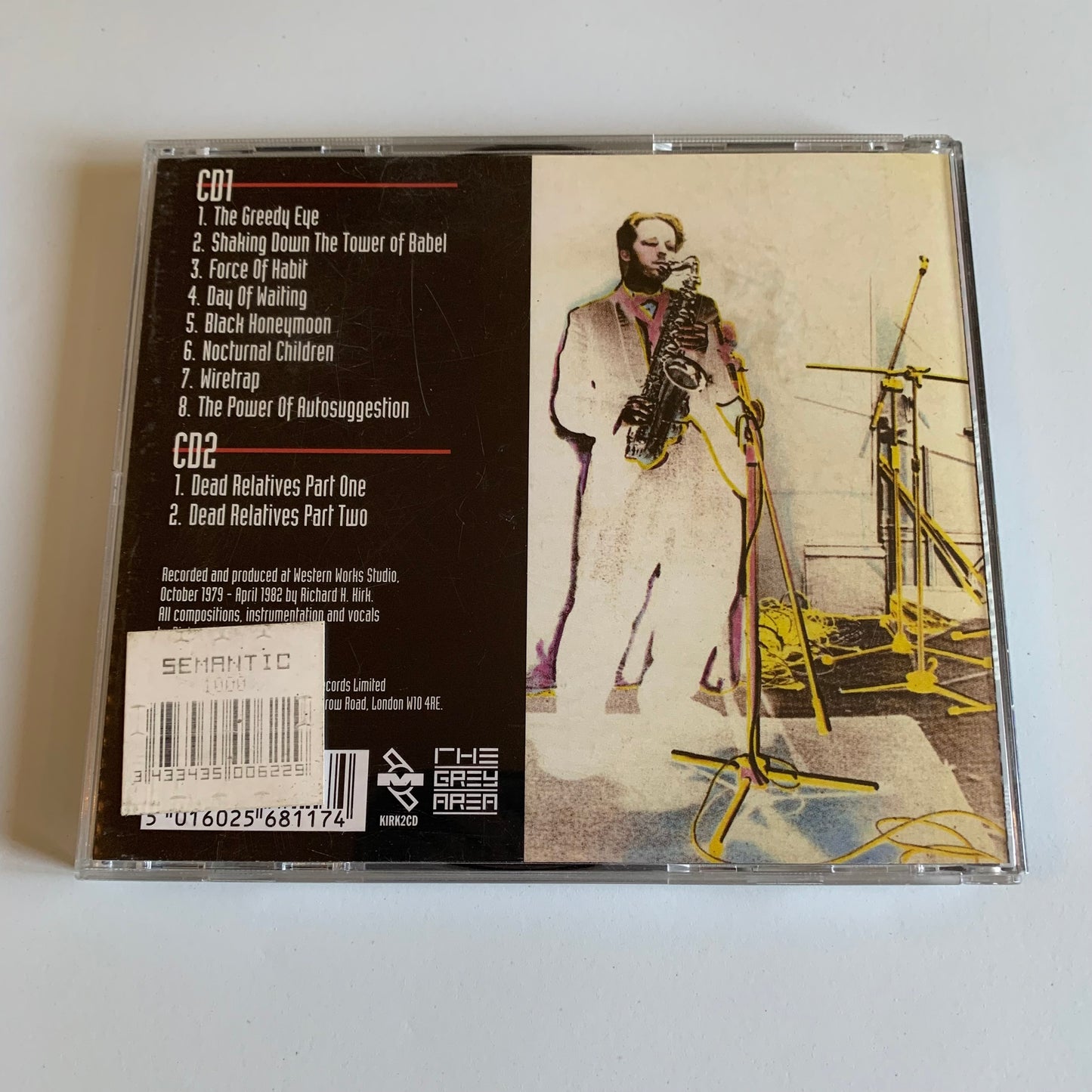 CD - Richard H. Kirk - Time High Fiction - 1994