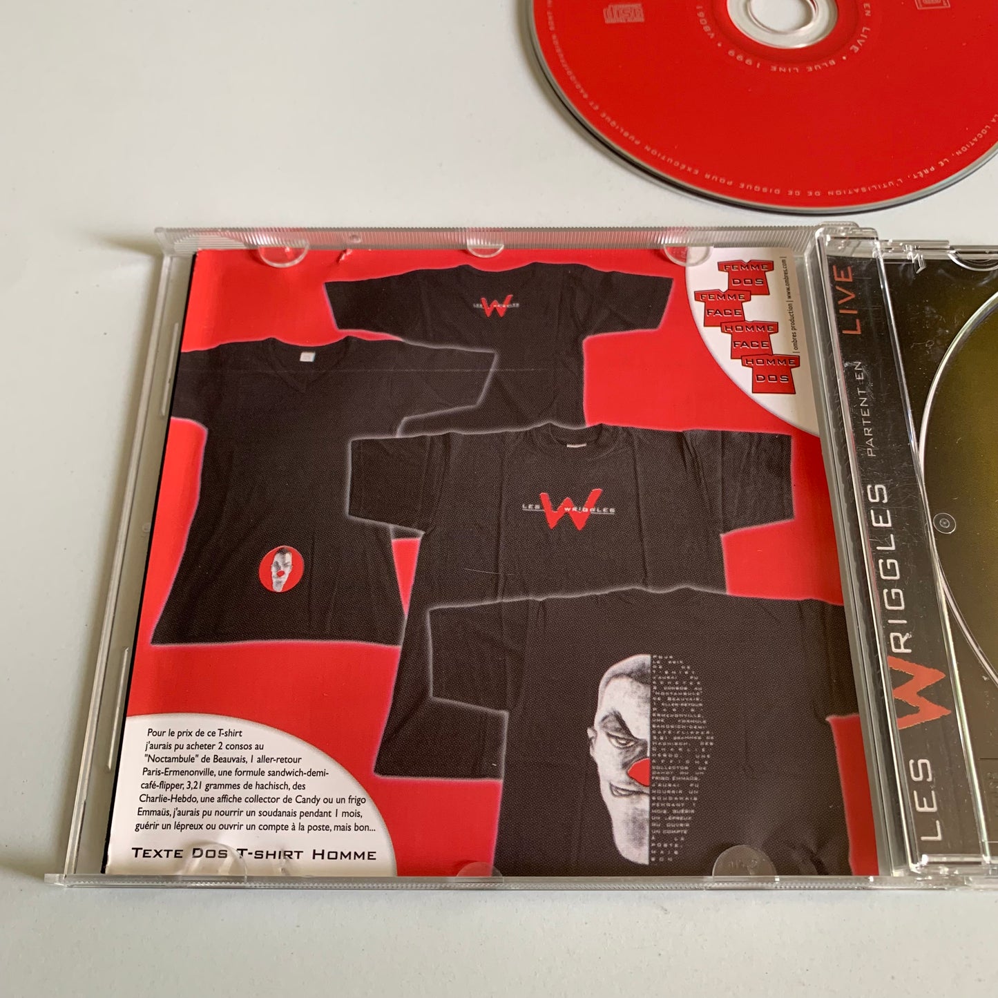 Les Wriggles - Les Wriggles Partent En Live - 1999 Occasion