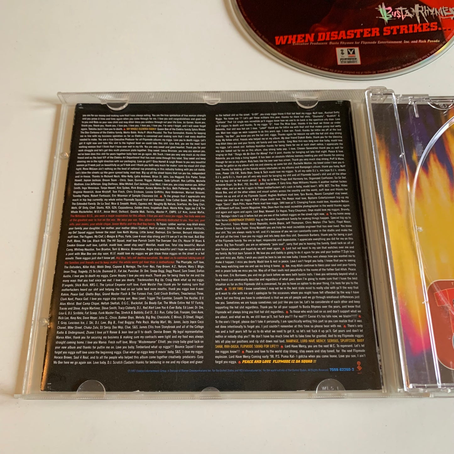 CD - Busta Rhymes - When Disaster Strikes - 1998