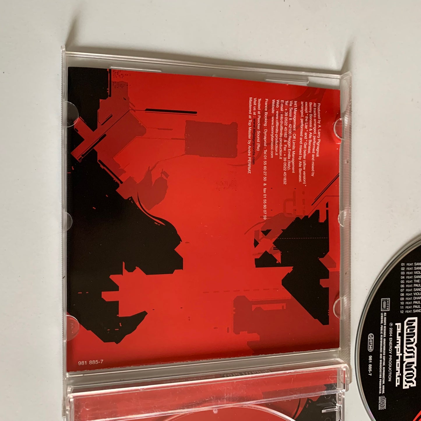 CD - Benassi Bros. - Pumphonia - 2004 Occasion