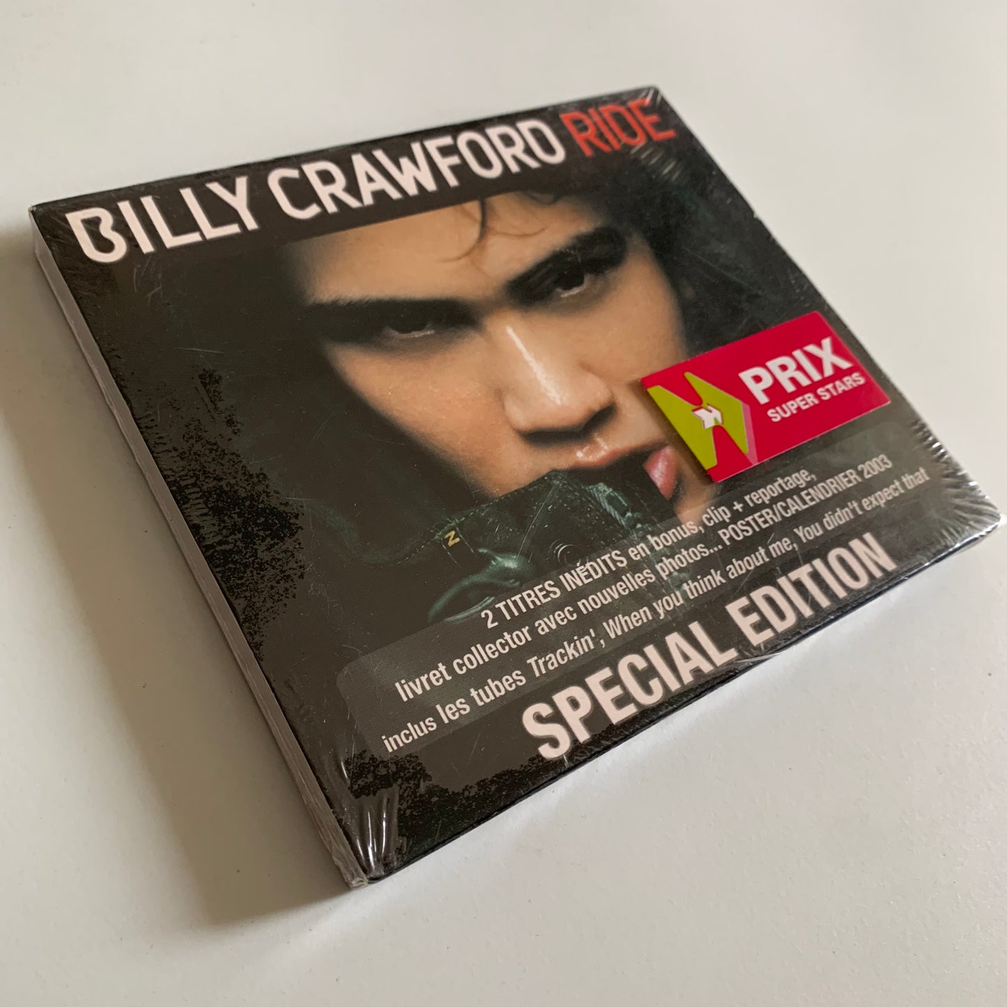 CD - Billy Crawford - Ride - 2002 Neuf sous Blister