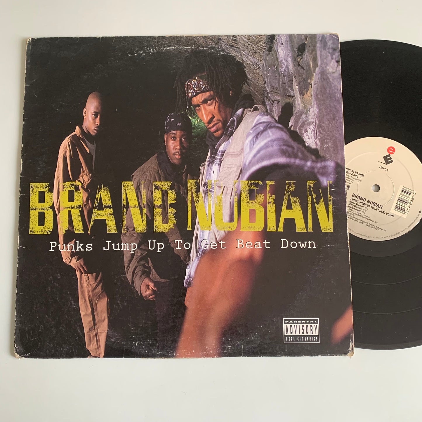 Brand Nubian - Punks Jump Up To Get Beat Down - Single 1992