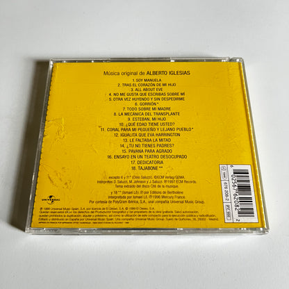 CD - Todo Sobre Mi Madre - Banda Sonora Original de Alberto Iglesias - 1999