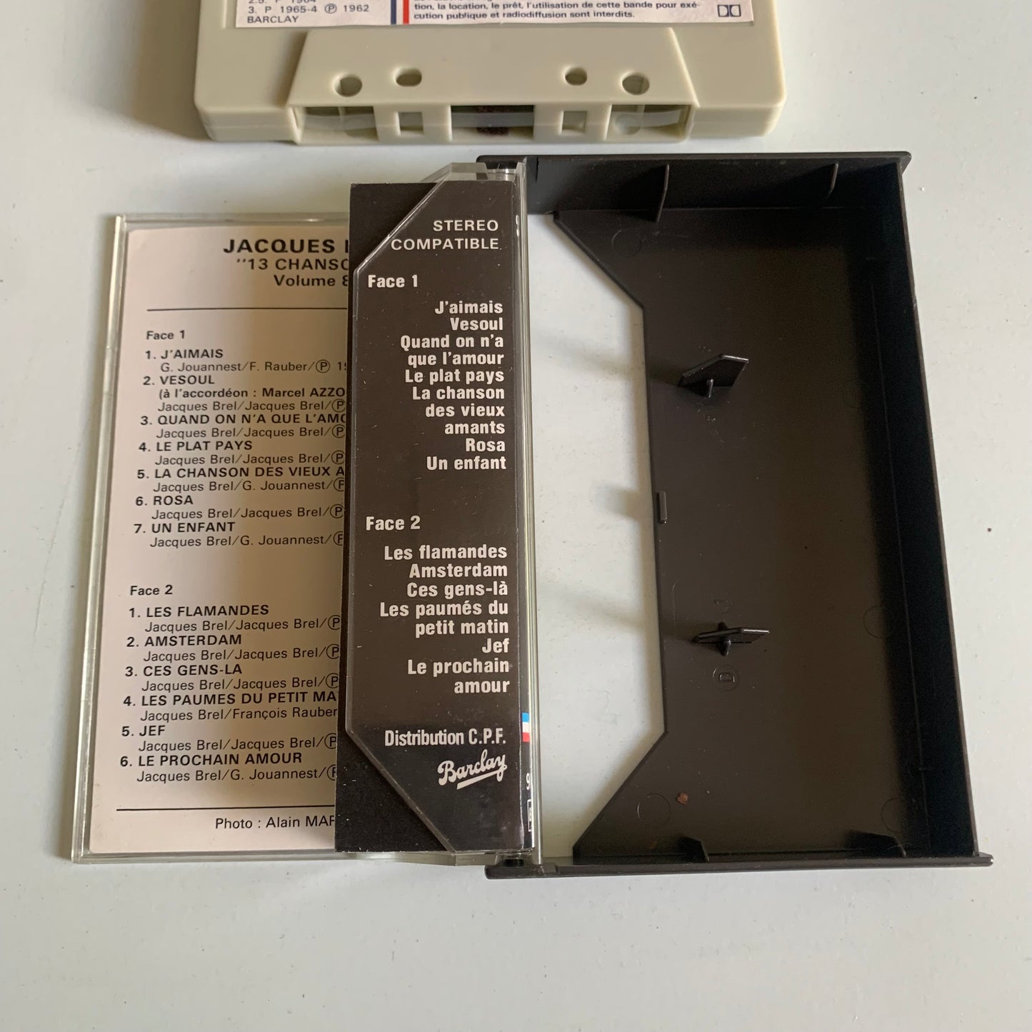 Jacques Brel - "13  Chansons" Volume 8 - Occasion