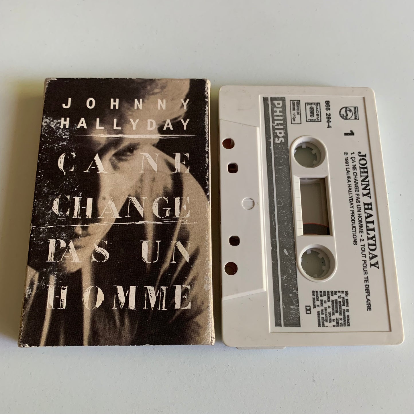 Johnny Hallyday - Ça Ne Change Pas Un Homme - Single 1991 Occasion