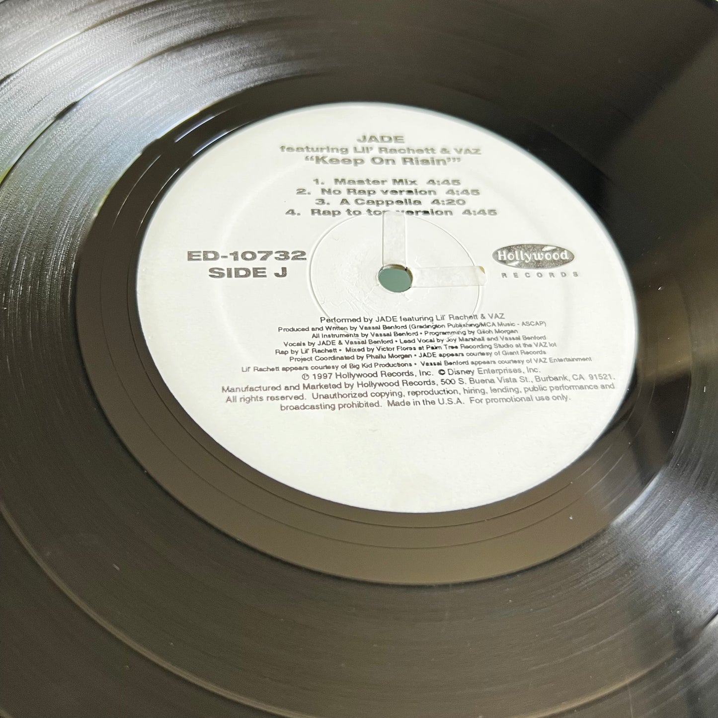 Doug E. Fresh - Jade - Superstition / Keep On Risin' - Single Promo 1997