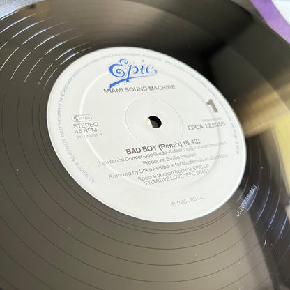 Miami Sound Machine - Bad Boy (Remix) - Maxi Single 1985