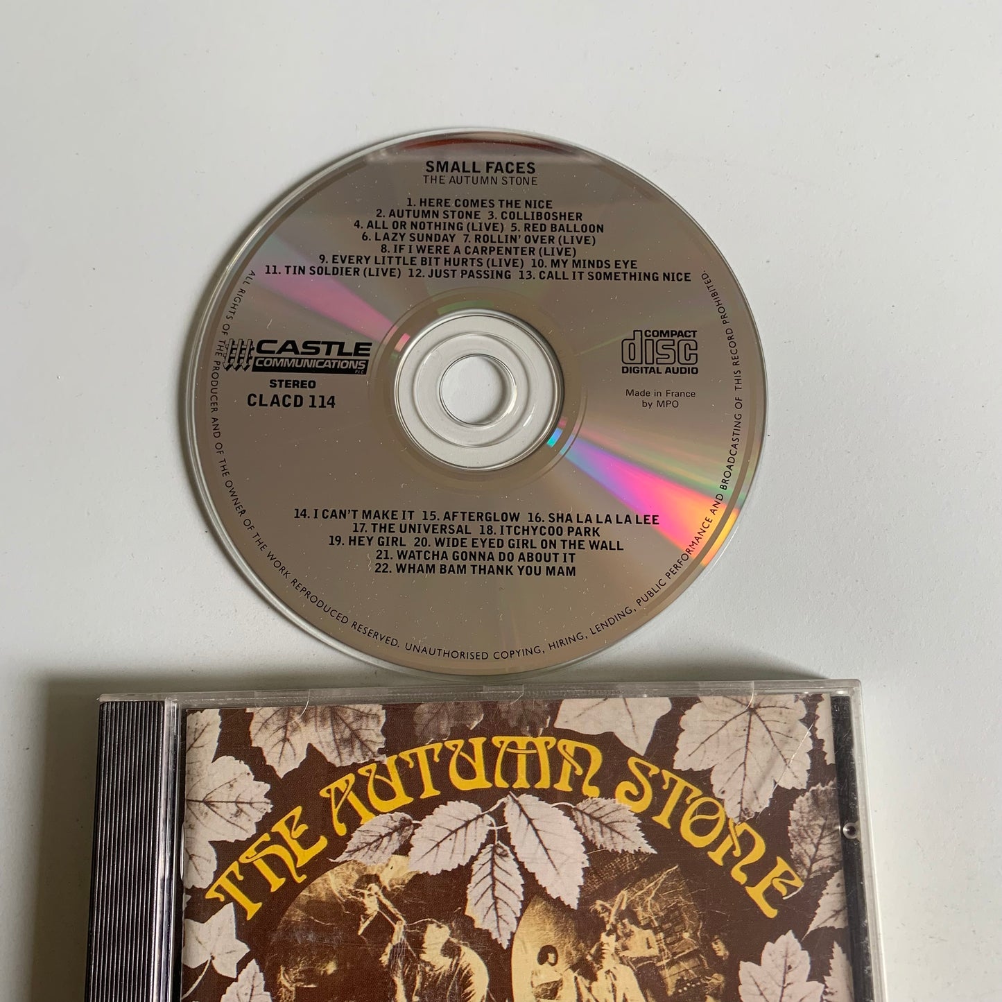 Small Faces - The Autumn Stone - 1986 Occasion