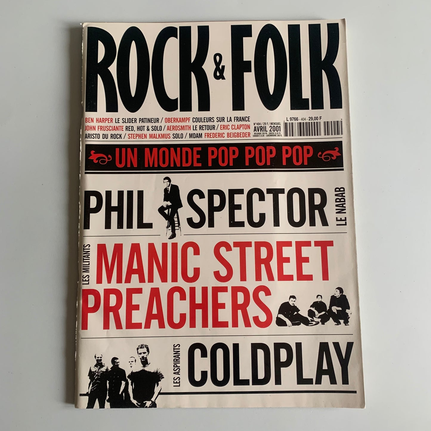 Magazine Rock & Folk - Nº404 Avril 2001