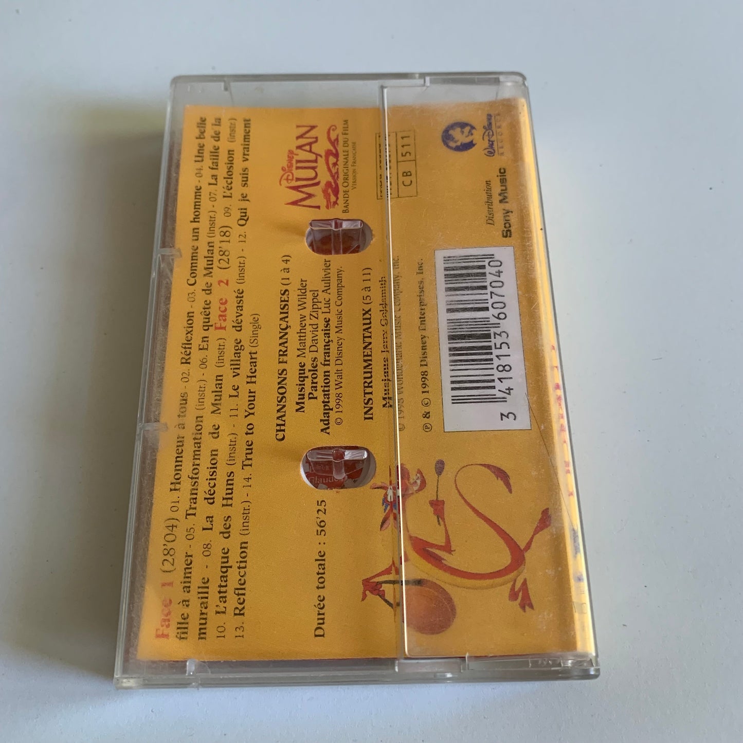 Matthew Wilder - Mulan Bande Originale Du Film - Version Française - 1998 Occasion