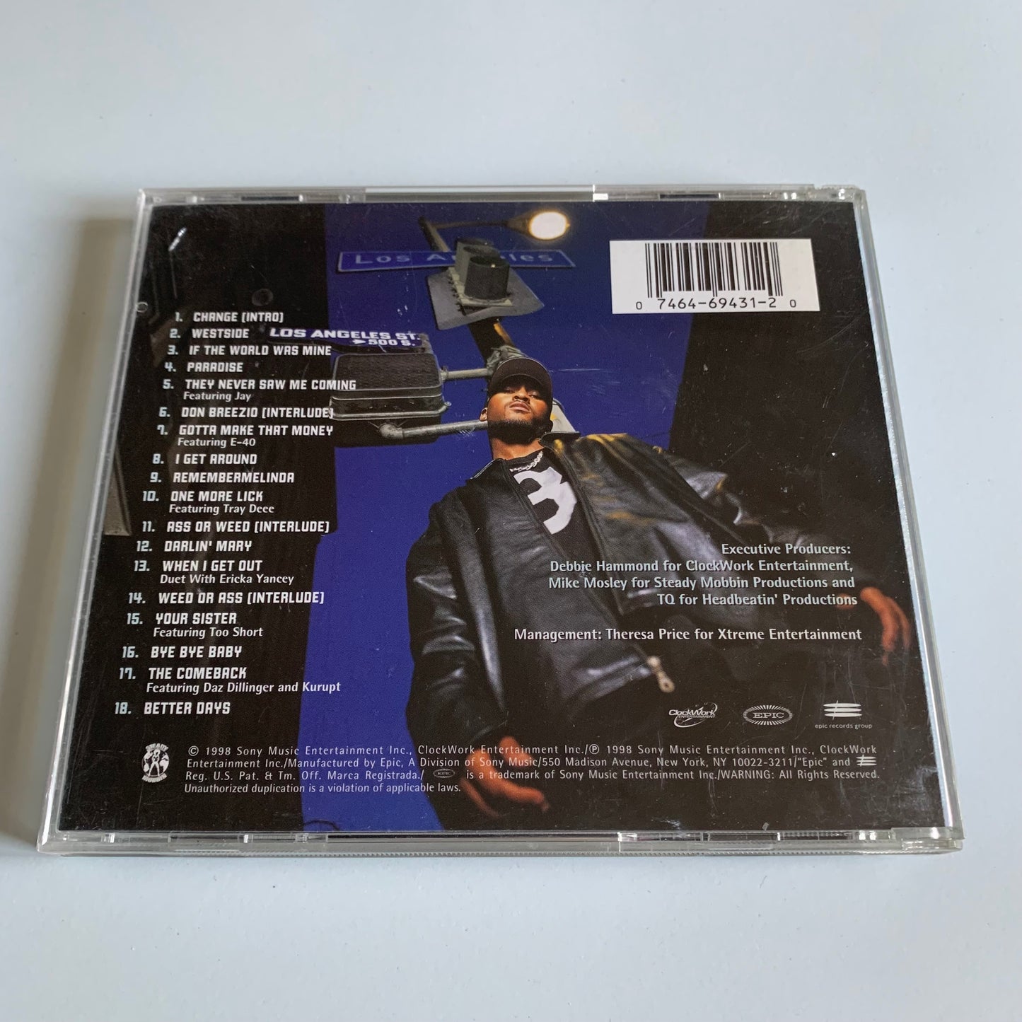 CD - TQ - They Never Saw Me Coming - 1998