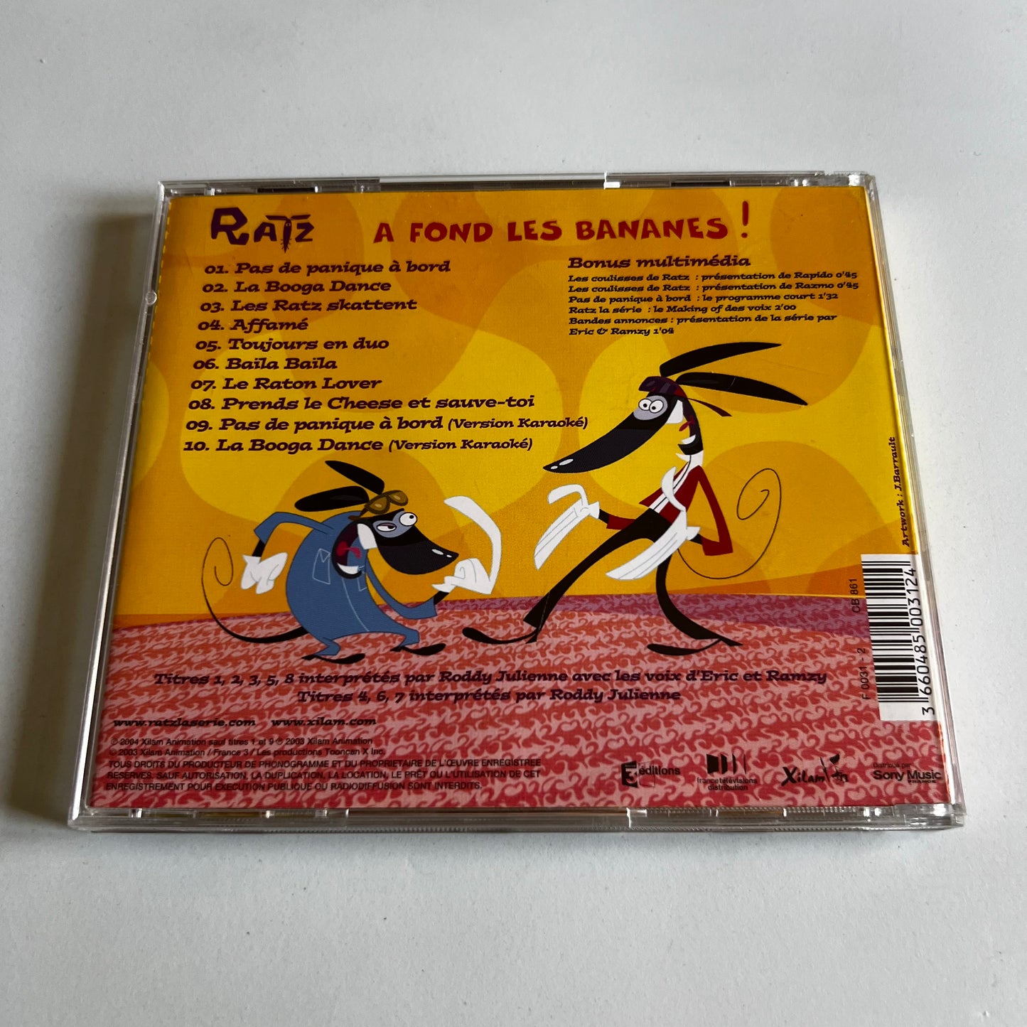 CD - Ratz - A Fond Les Bananes - 2004