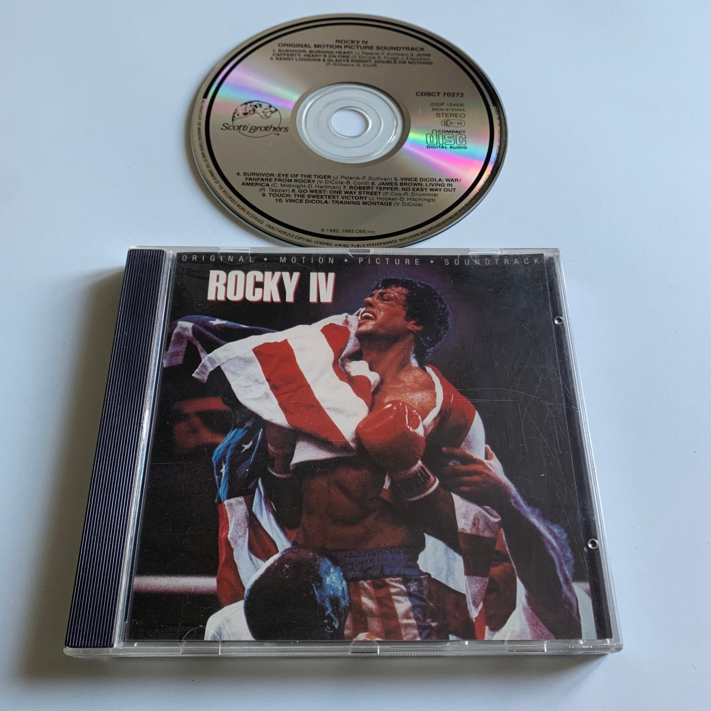 CD - Rocky IV (Original Motion Picture Soundtrack) - 1985