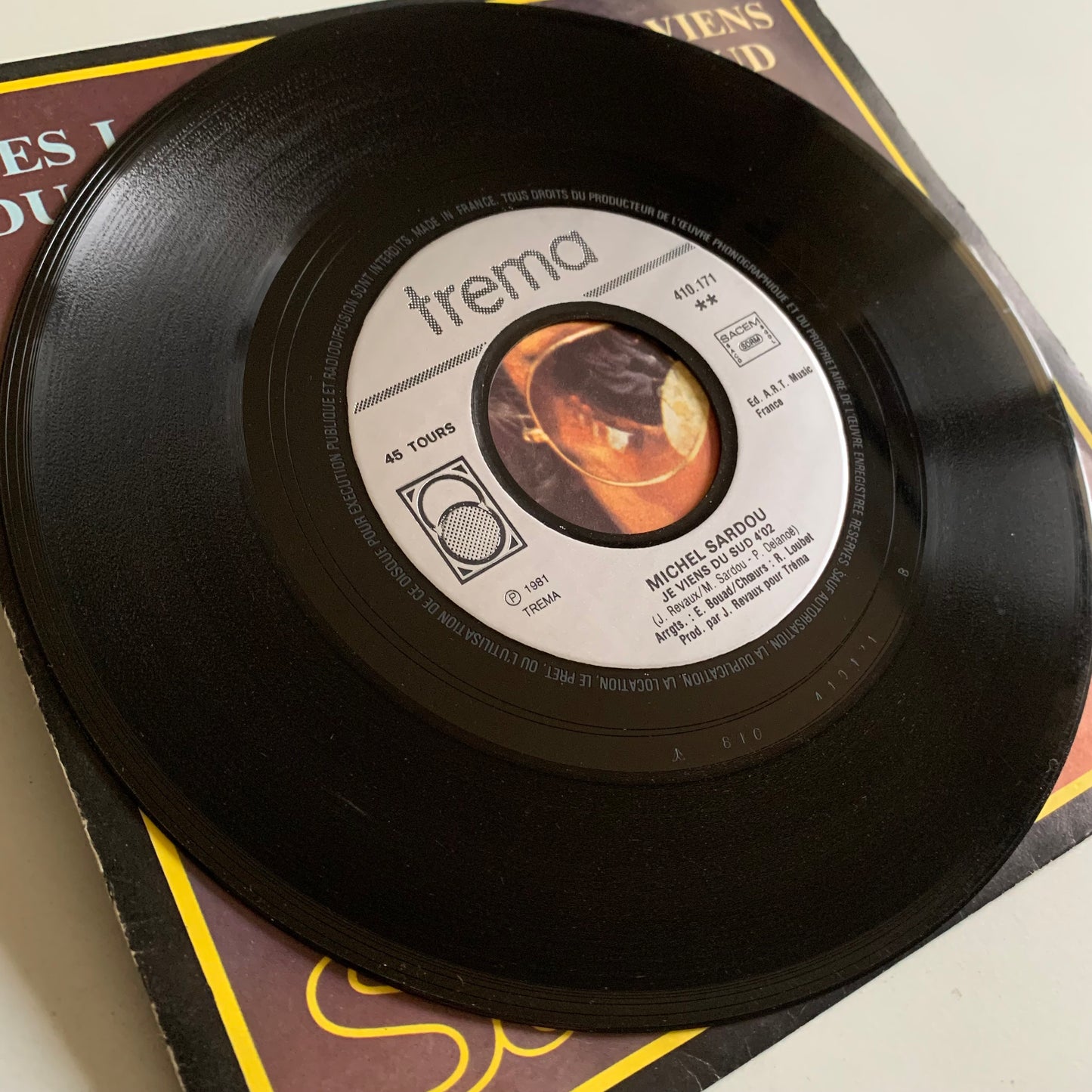 Michel Sardou - Les Lacs Du Connemara / Je Viens Du Sud - Single 1981 Occasion