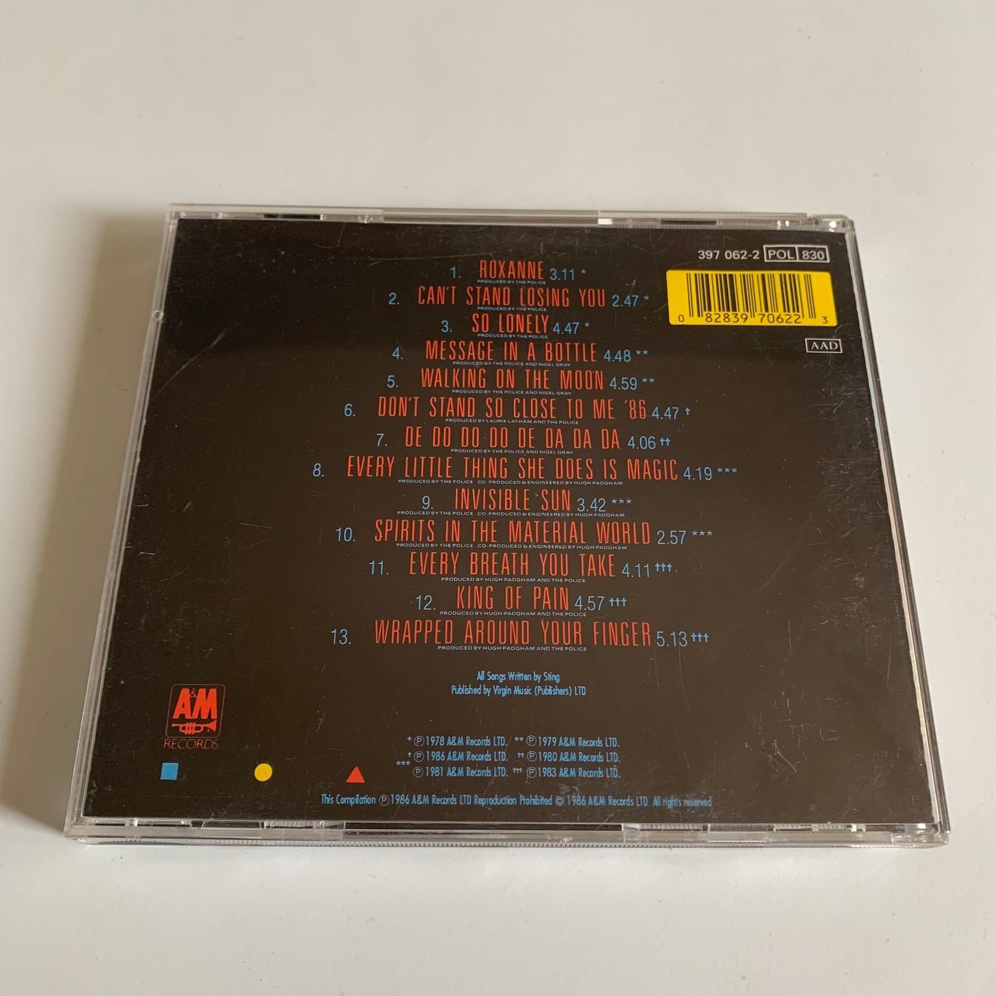 CD - The Police - Every Breath You Take - The Singles - Occasion