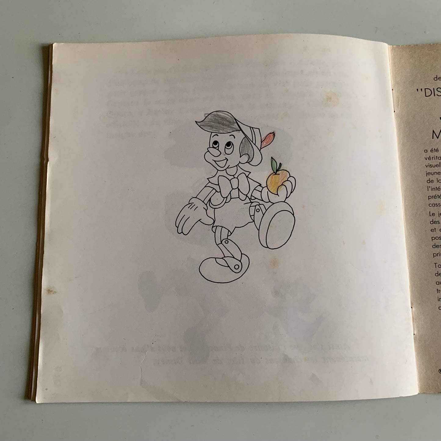 Disney - Pinocchio - 45 Tours 1983 Occasion