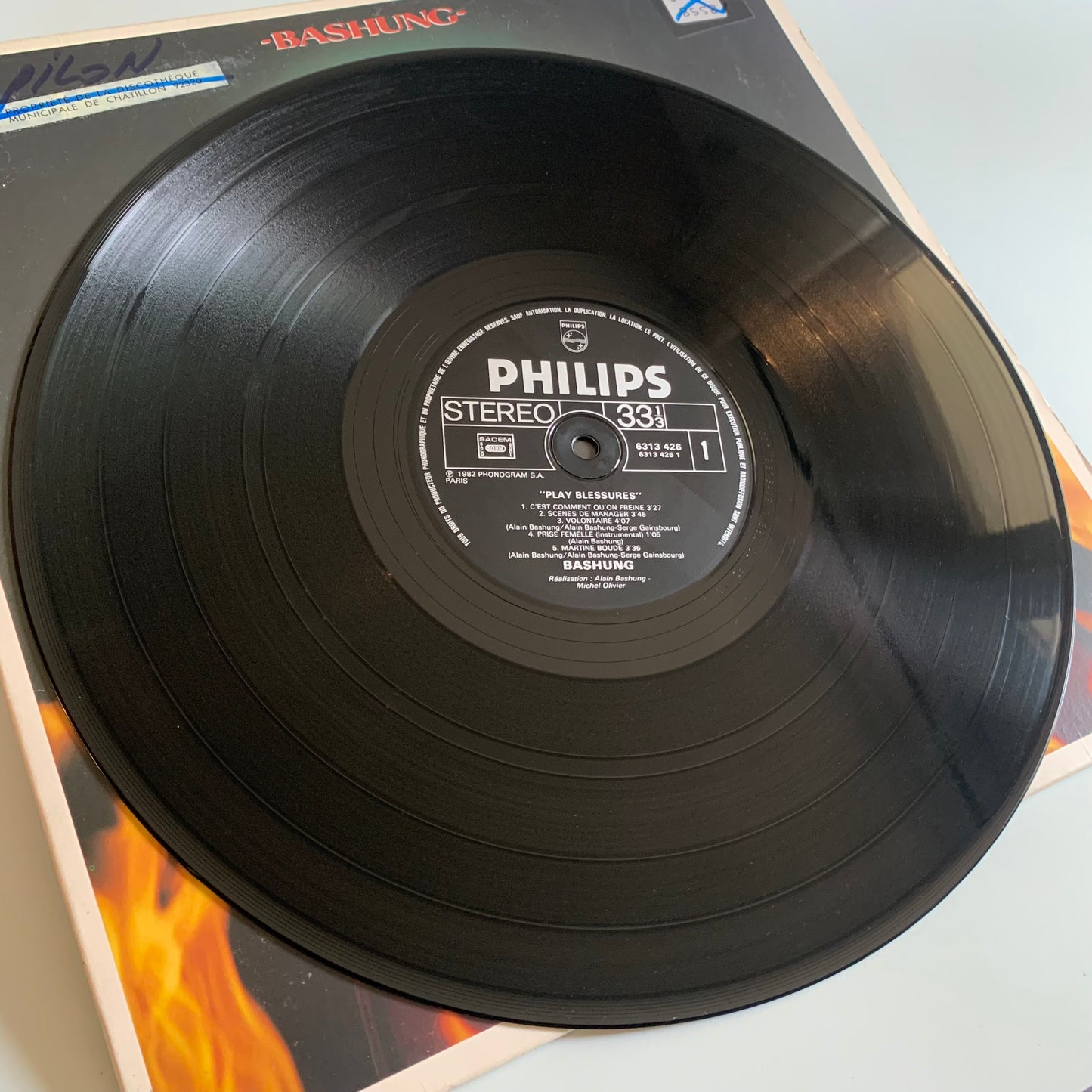 Alain Bashung - Play Blessures - LP 1982 Occasion