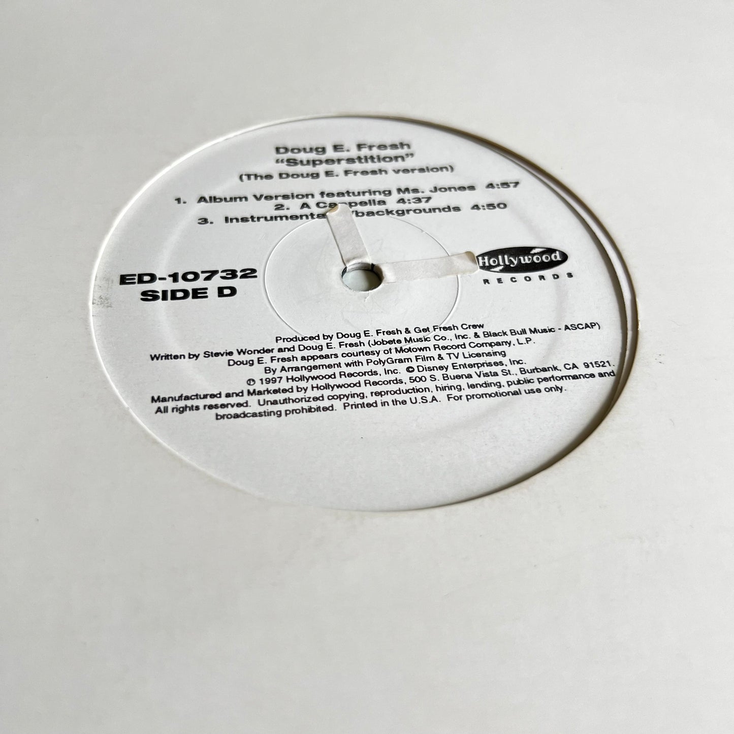 Doug E. Fresh - Jade - Superstition / Keep On Risin' - Single Promo 1997