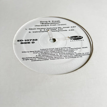 Doug E. Fresh - Jade - Superstition / Keep On Risin' - Single Promo 1997