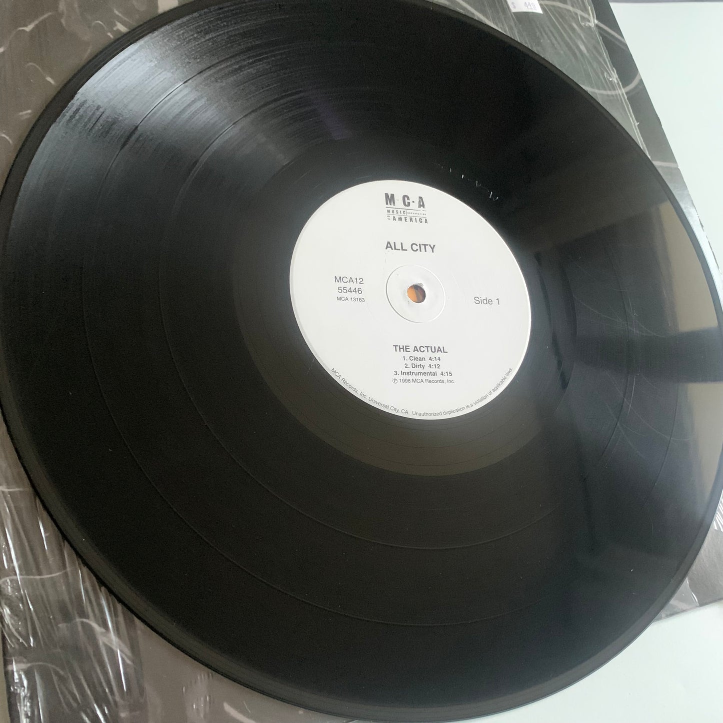 All City - The Actual - Single 1998