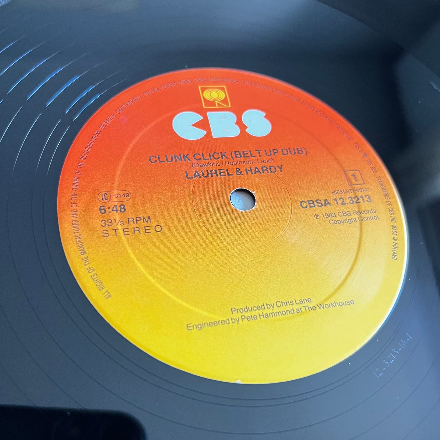 Laurel & Hardy - Clunk Click - Maxi Single 1982