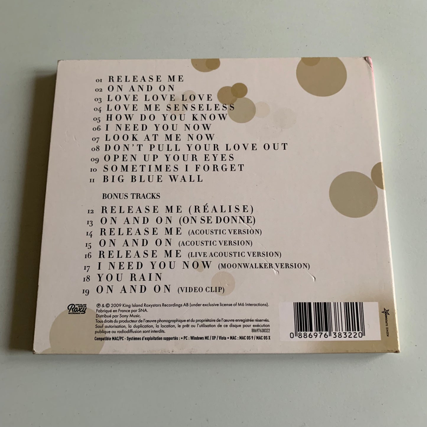 CD - Agnes - Dance Love Pop - 2010 Occasion