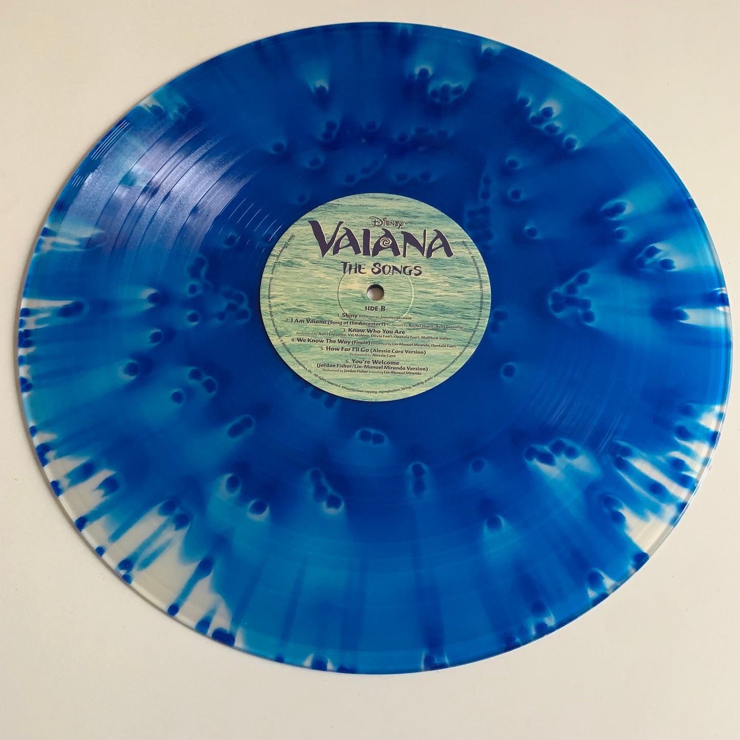 Vaiana The Songs - Disney Bande Originale du Film - LP Ocean Blue 2023