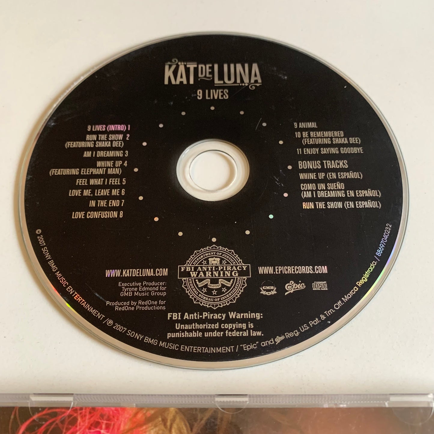 CD - Kat DeLuna - 9 Lives - 2007