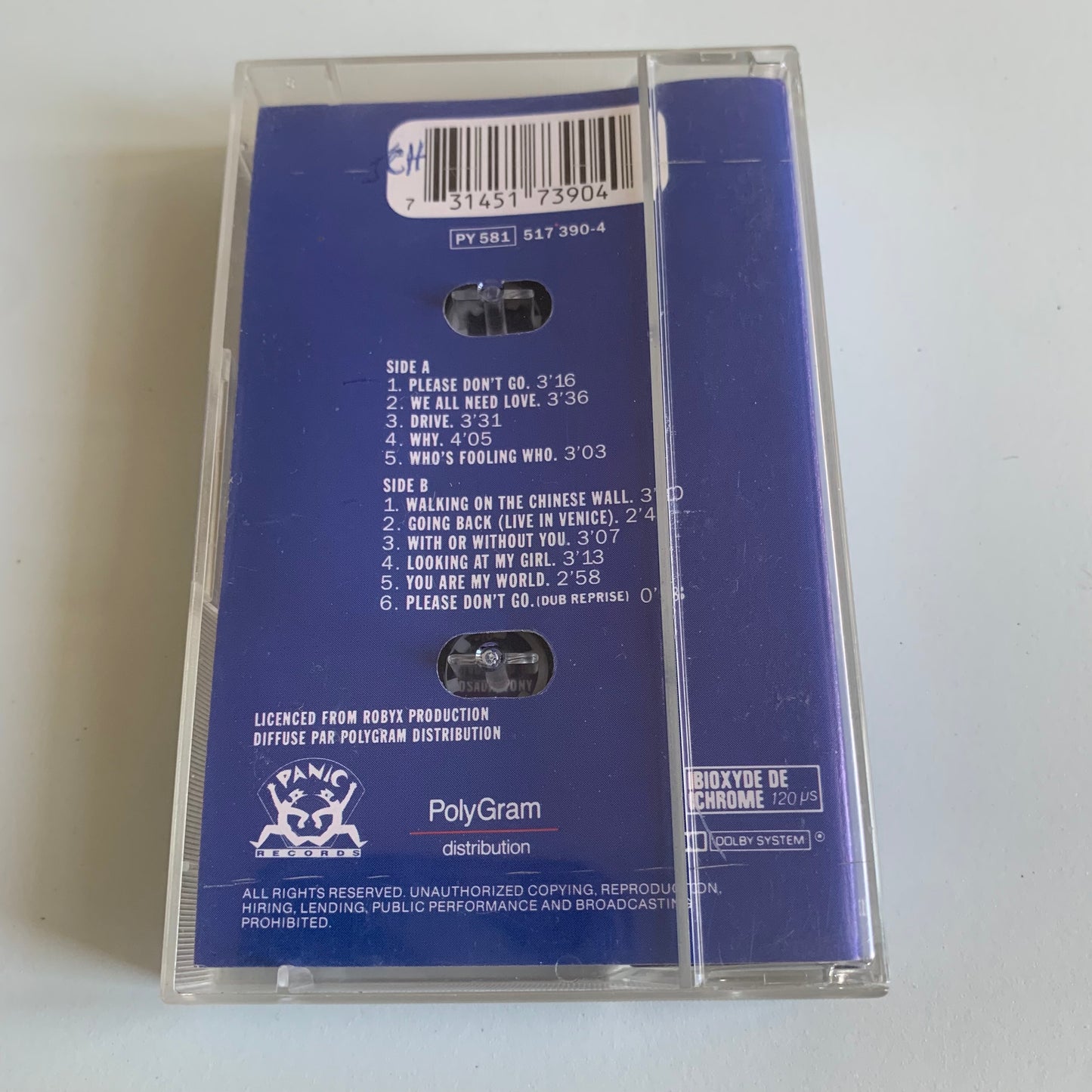 Double You - We All Need Love 1992 Occasion