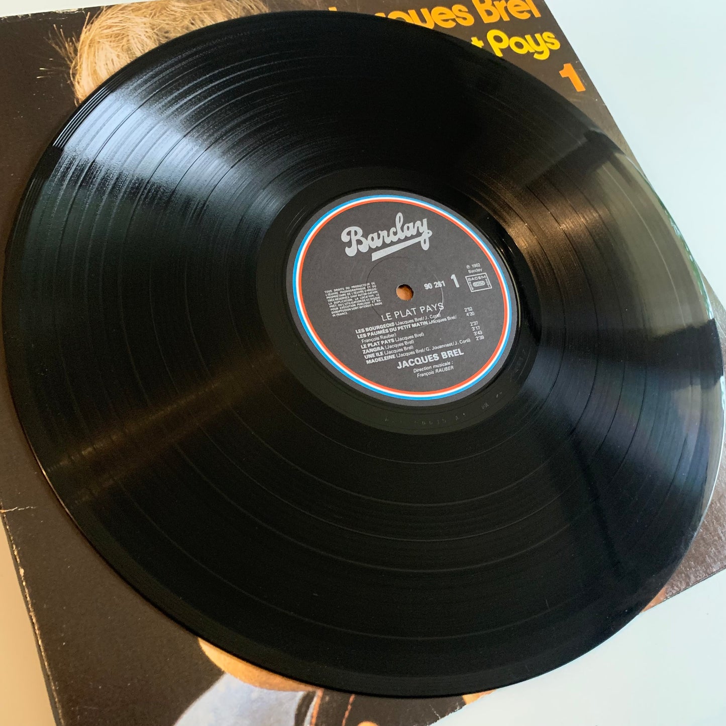 Jacques Brel - Le Plat Pays 1 - LP 1978 Occasion