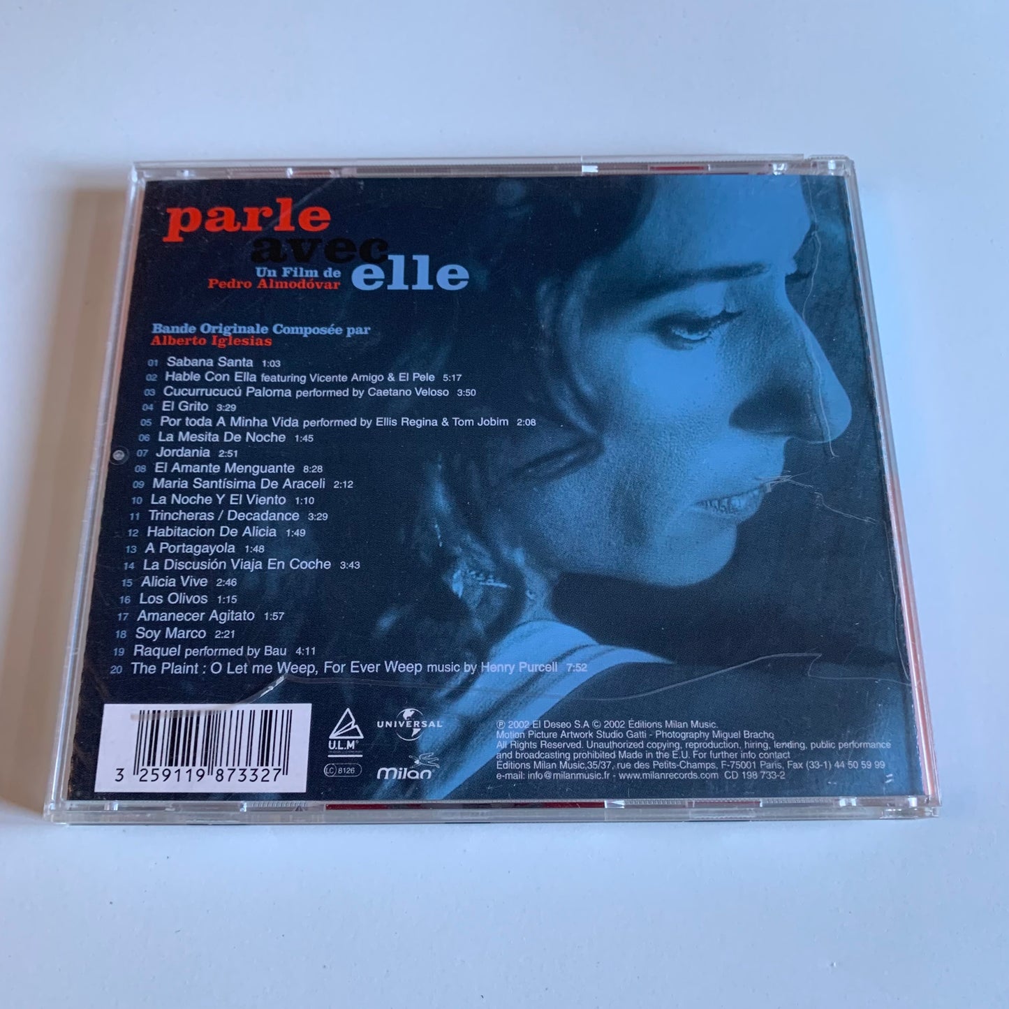 CD - Parle Avec Elle (Bande Originale Composée Par Alberto Iglesias) - 2002