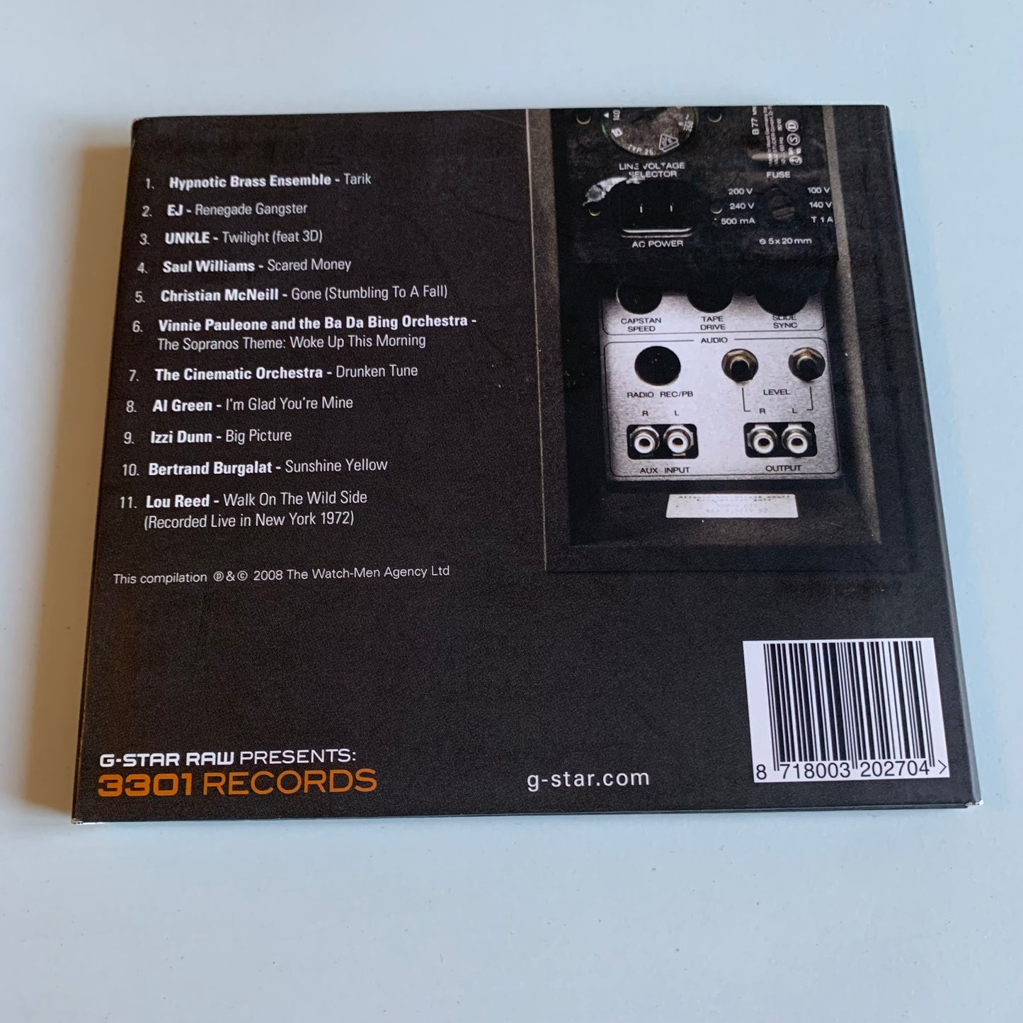 CD - G-Star Raw Presents: 3301 Records - Volume One - 2008 Occasion