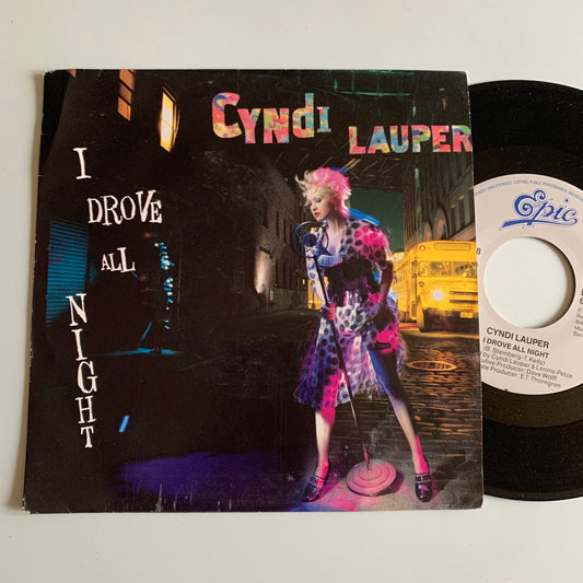Cyndi Lauper - I Drove All Night - Single 1989 Occasion