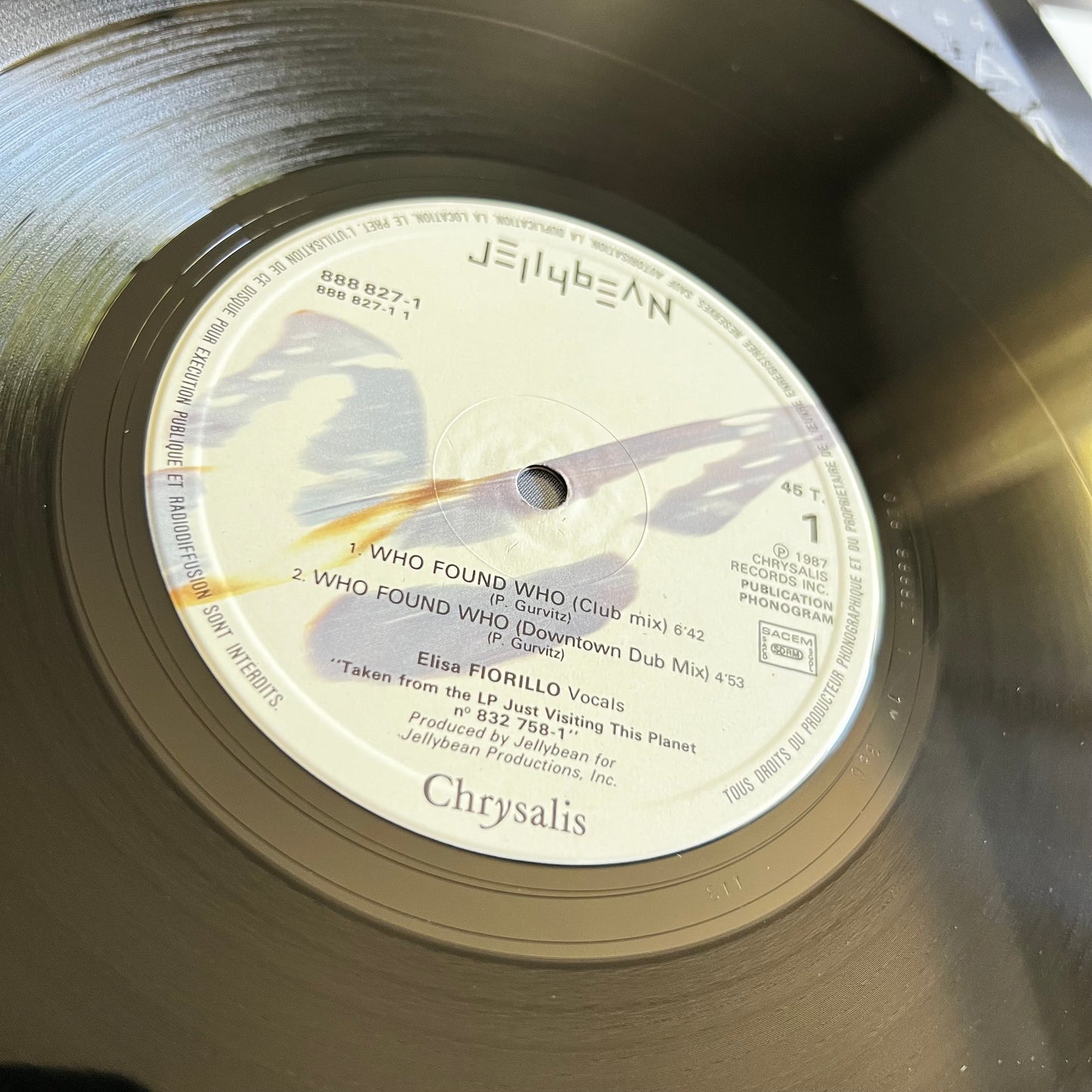 Jellybean - Who Found Who - Maxi Single 1987