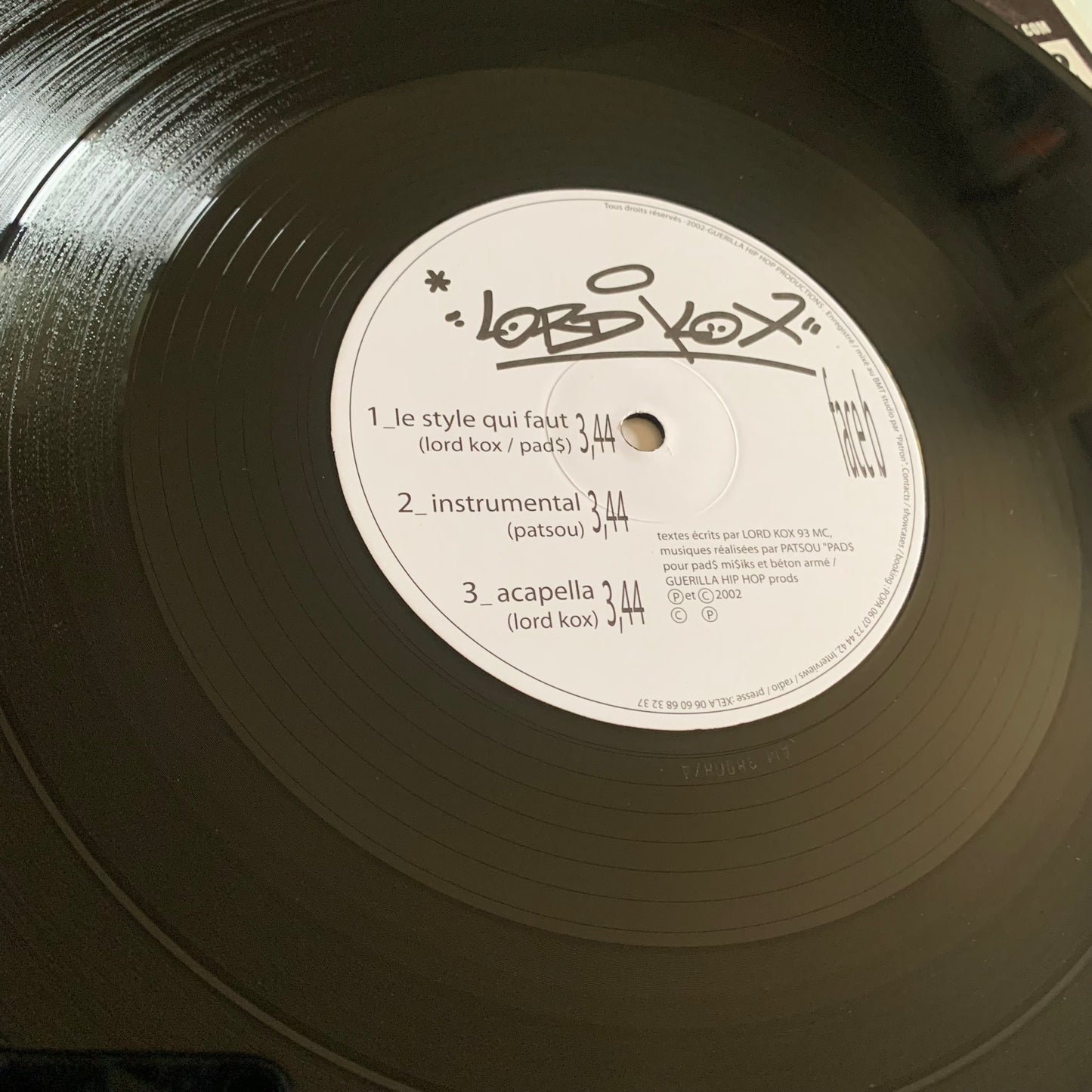 Lord Kox - J’Touche Au But / Le Style Qui Faut - Maxi 2002 Occasion