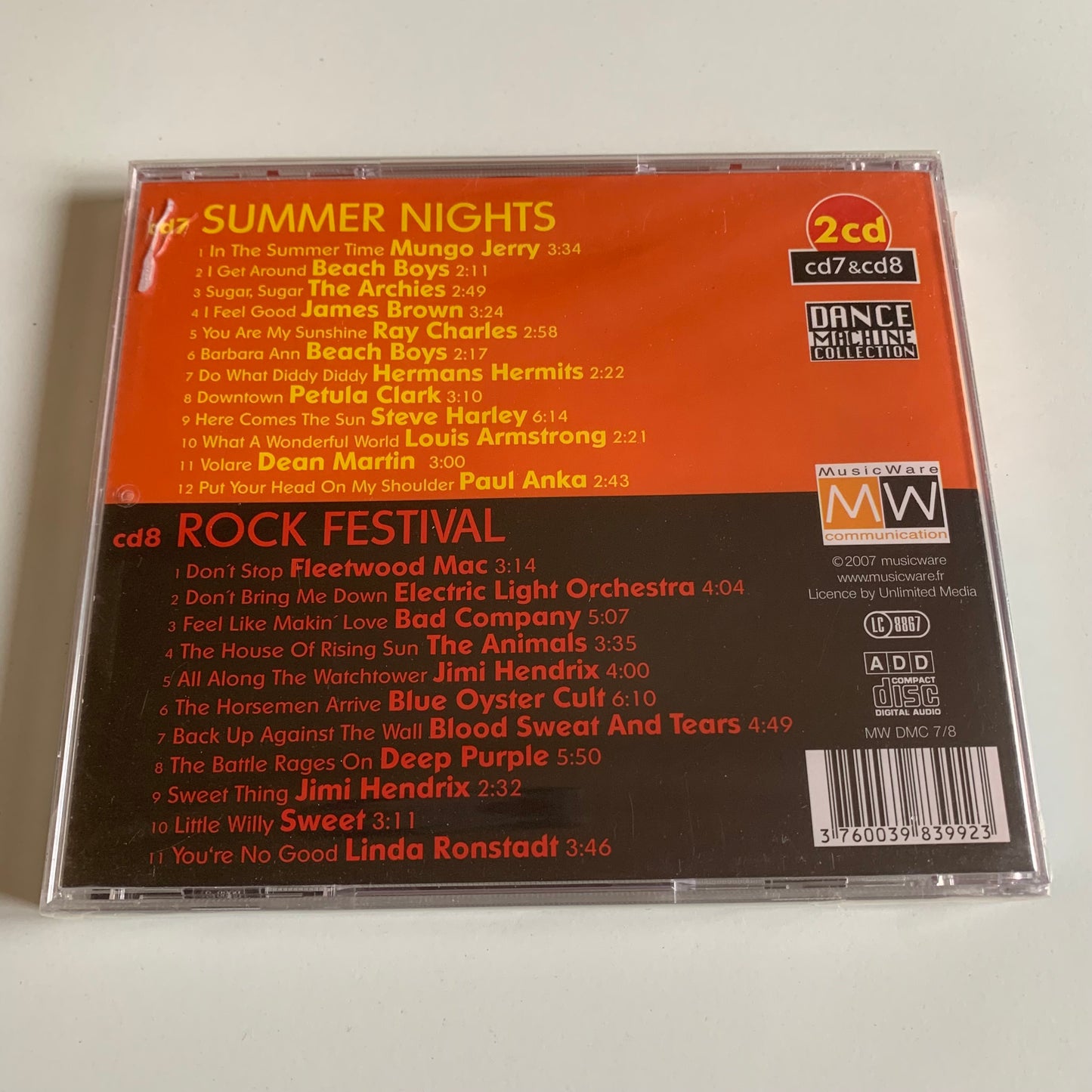 CD - Compilation - Summer Nights / Rock Festival (CD7 & CD8) - 2007