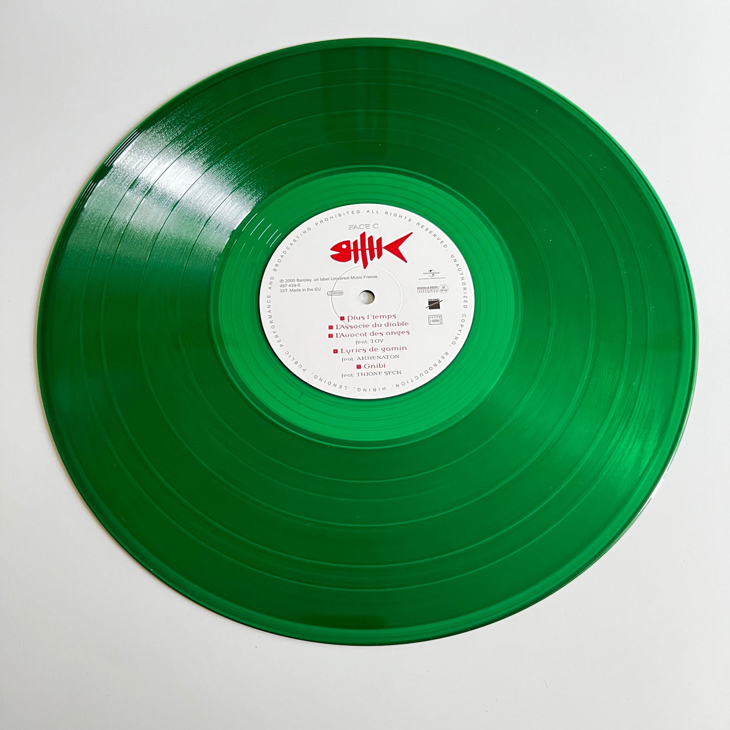 Vinyle - Disiz La Peste - Le Poisson Rouge - Double LP Rouge Vert Red Green - 2026