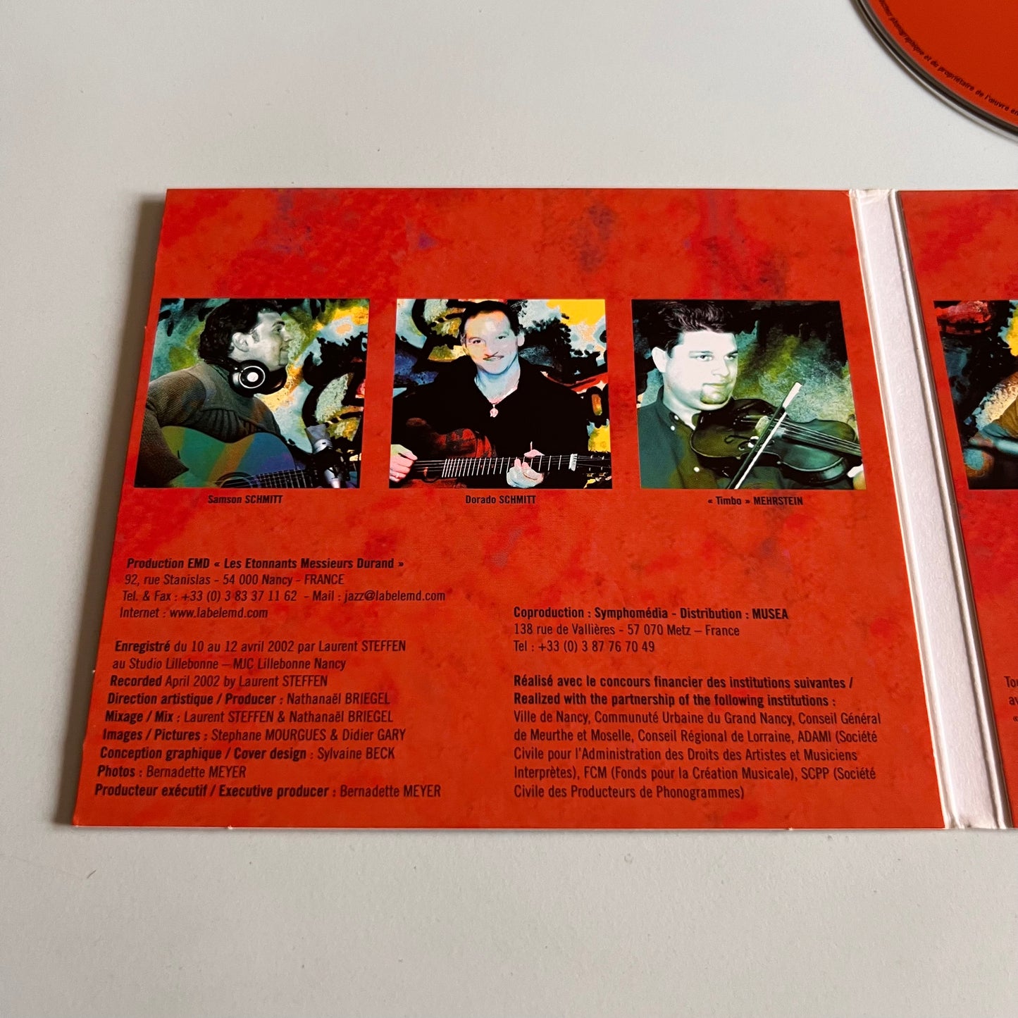 CD - Samson Schmitt Quintet - Dorado Schmitt - Djieske - 2002