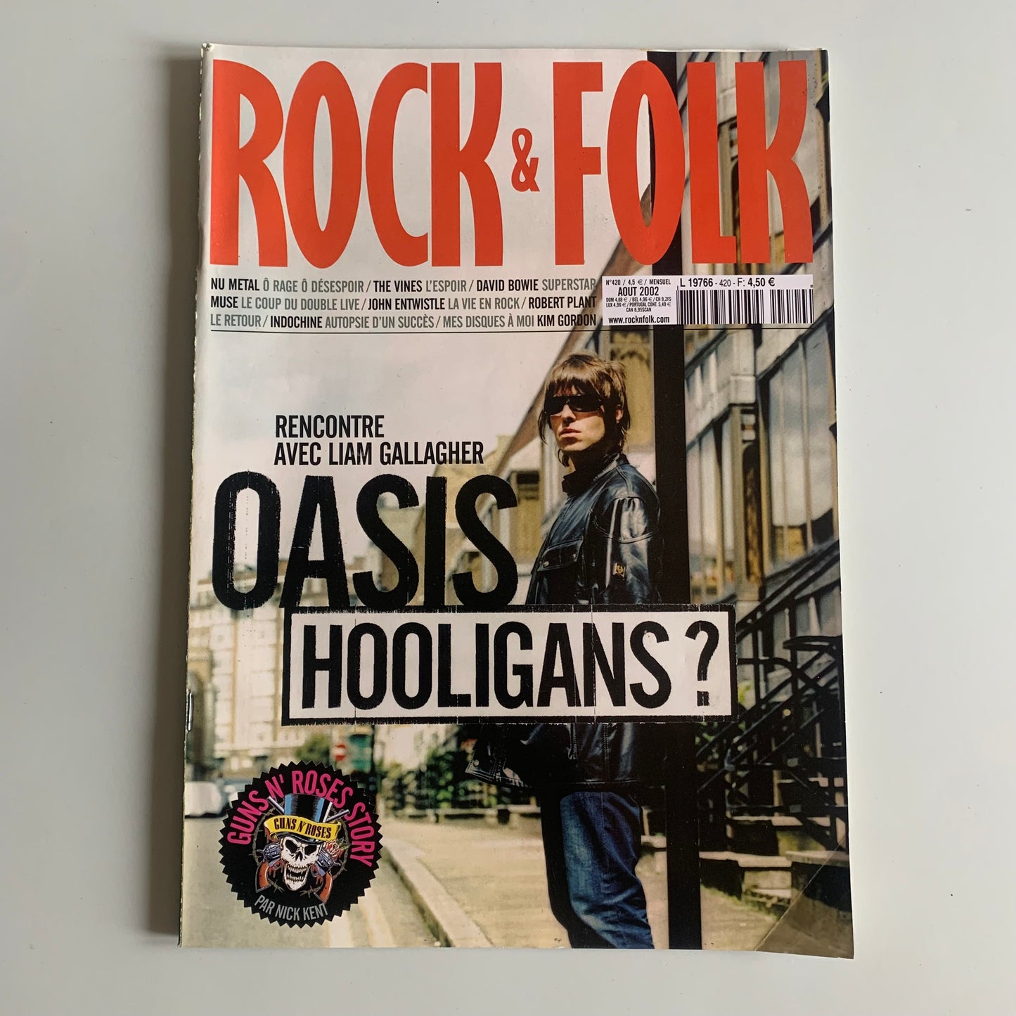 Magazine Rock & Folk - Nº420 Août 2002