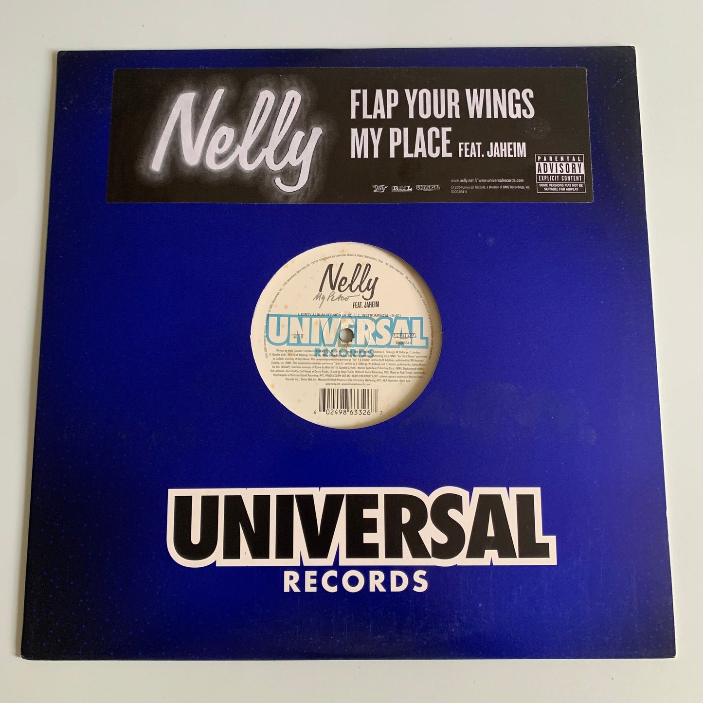 Nelly - Flap Your Wings / My Place - 12” 33-1/3 2004 Occasion