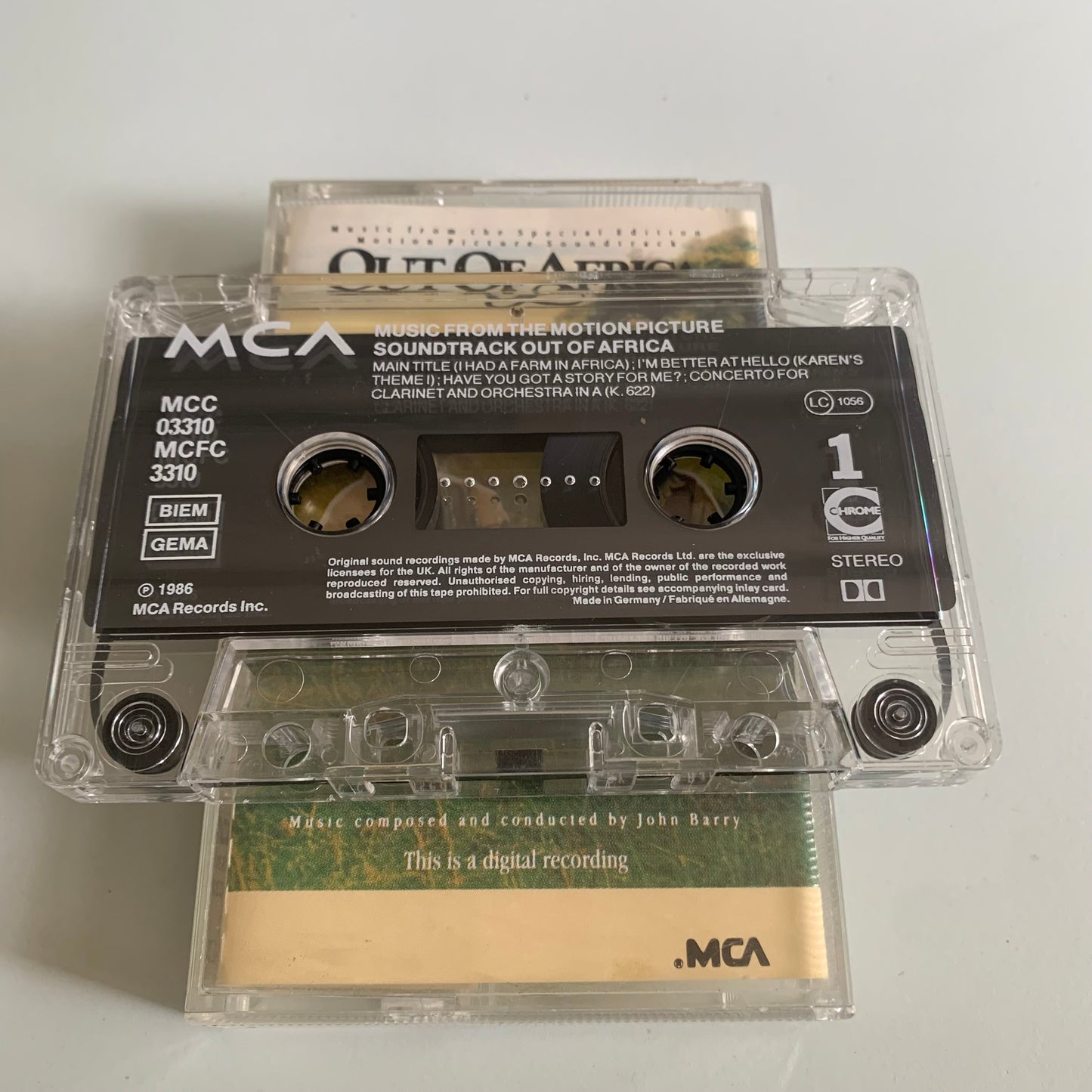 John Barry -  Out Of Africa (Music From The Motion Picture Soundtrack) - 1992 Occasion