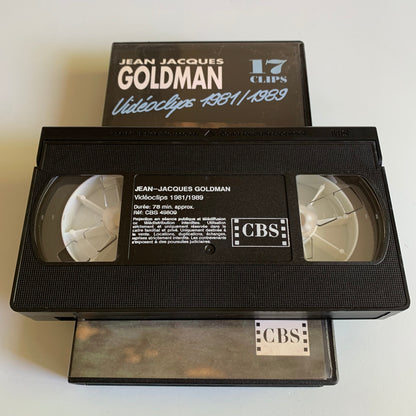 Jean-Jacques Goldman - Videoclips 1981/1989 - VHS 1989 Occasion