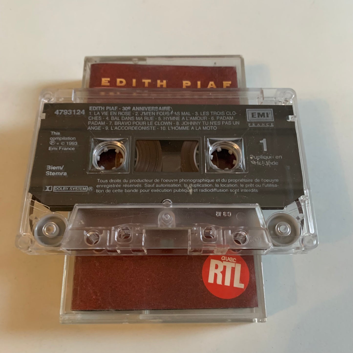 Edith Piaf - Edith Piaf - 30 e Anniversaire - 1993 Occasion